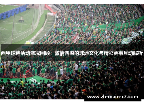 西甲球迷活动盛况回顾：激情四溢的球迷文化与精彩赛事互动解析